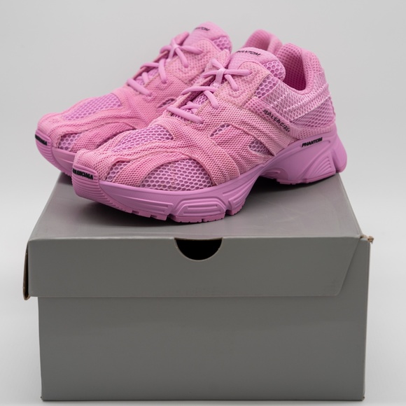 size 42 EU / 12 US Balenciaga Phantom Sneakers Pink Mesh - Picture 11 of 11